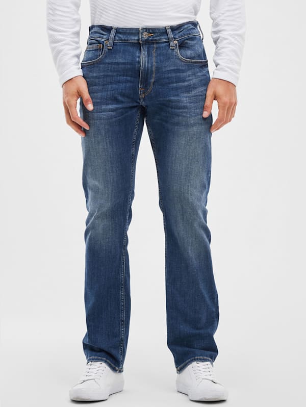 Guess men's regular straight jeans shop