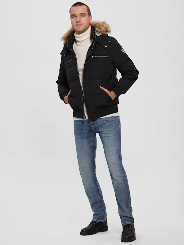 Big boys david sales hooded puffer jacket