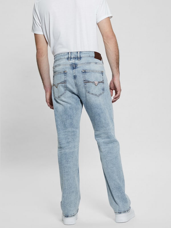 Guess men's slim straight jeans clearance
