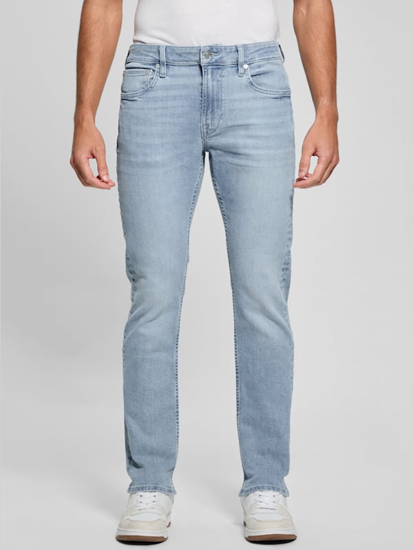 Guess tapered jeans deals