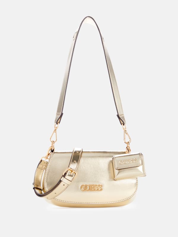 Gold guess purse new arrivals