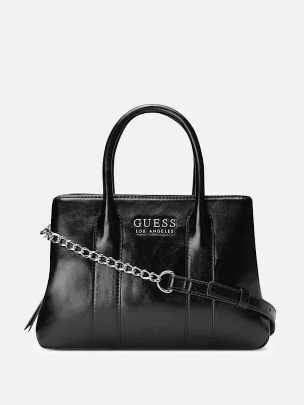 Bolsa Satchel Negro Guess Factory