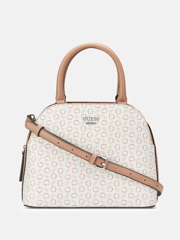 Guess muze logo box satchel 2025