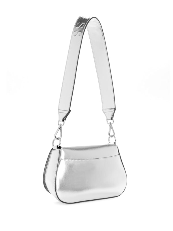 Guess silver crossbody bag hot sale