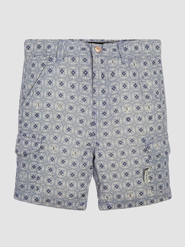 LINEN BLEND SHORTS