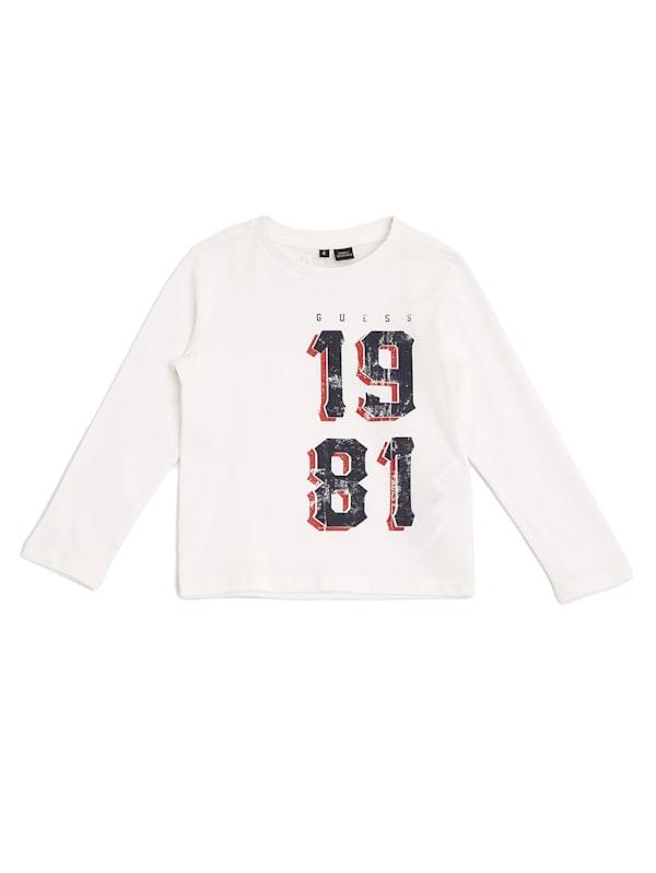 Guess logo long new arrivals sleeve