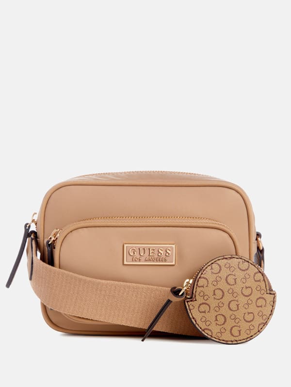 Aviel Mini Double Zip Crossbody GUESS Factory