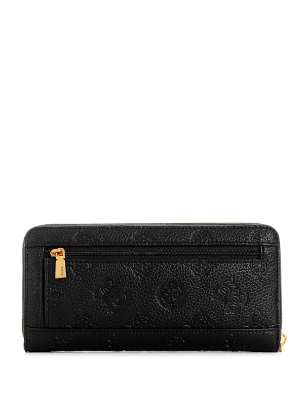 Izzy Peony Large Zip-Around Wallet | GUESS
