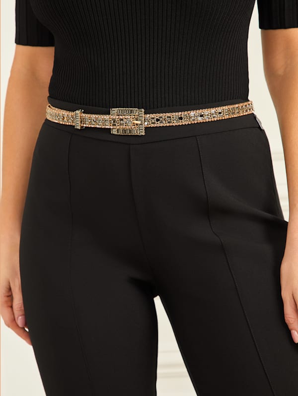 Guess rhinestone belt 2025