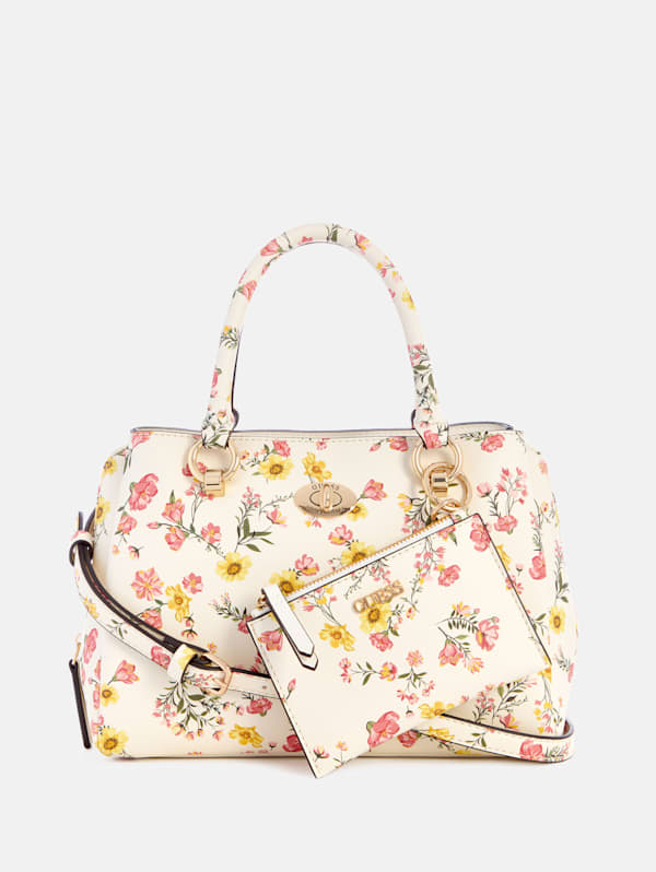 Floral satchel top