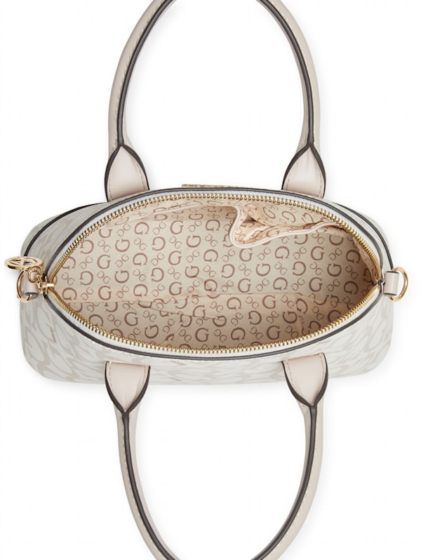 Berkton Logo Dome Satchel GUESS Factory Ca