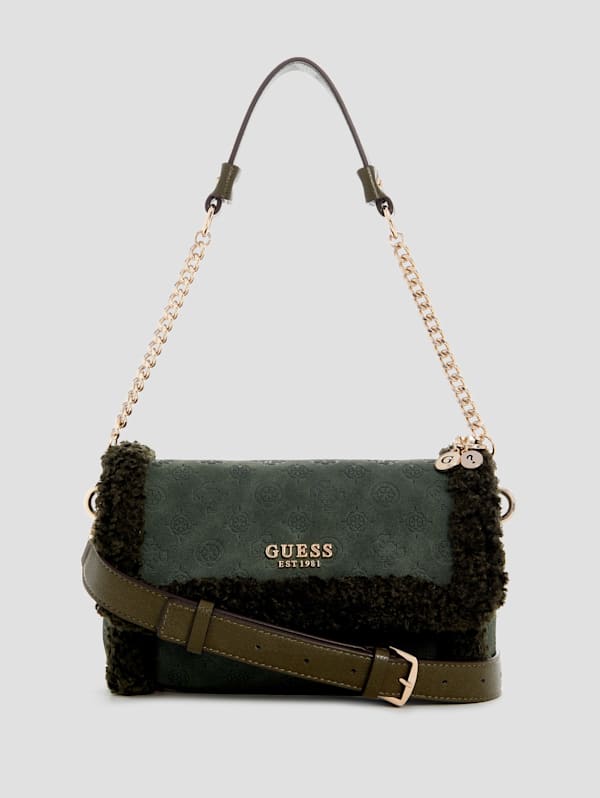 Guess suede bag shop