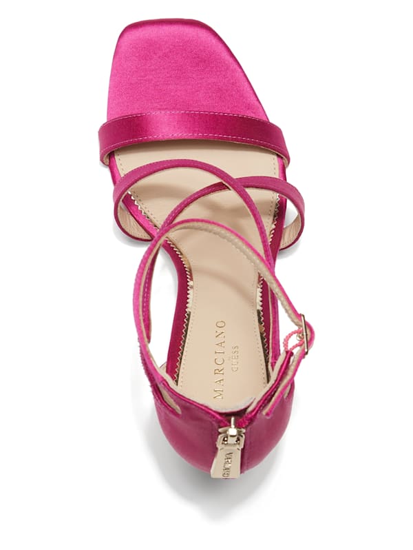 Pink guess heels discount