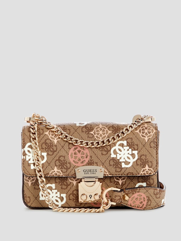 Guess monogram crossbody bag store