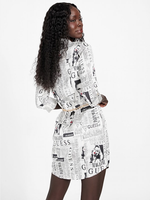 Black and white guess dress sales