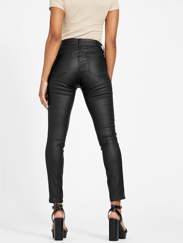 Black Coated Skinny Jegging