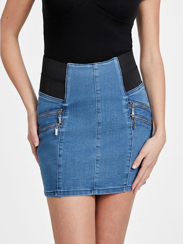 Eco Daizy Denim Mini Skirt | GUESS Factory