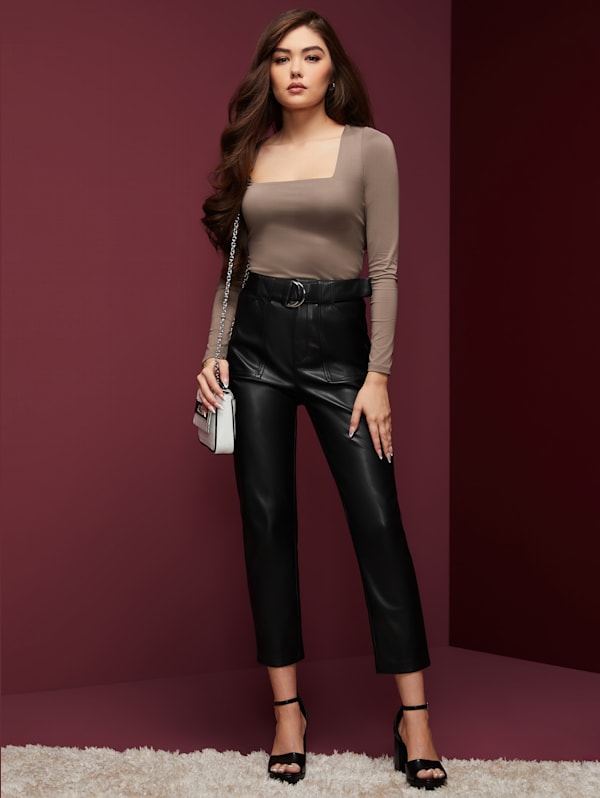 Guess vinyl pants deals