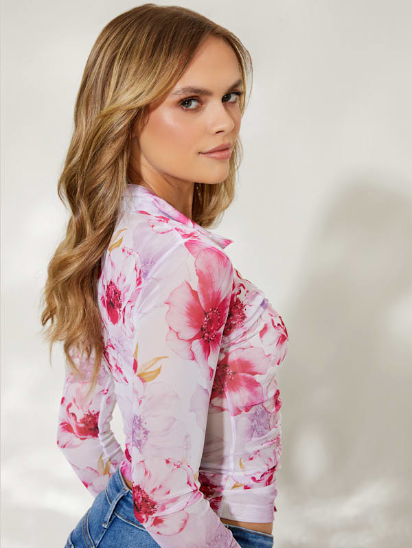 Berrie Mesh Shirt | GUESS Factory Berrie Mesh Shirt | GUESS Factory