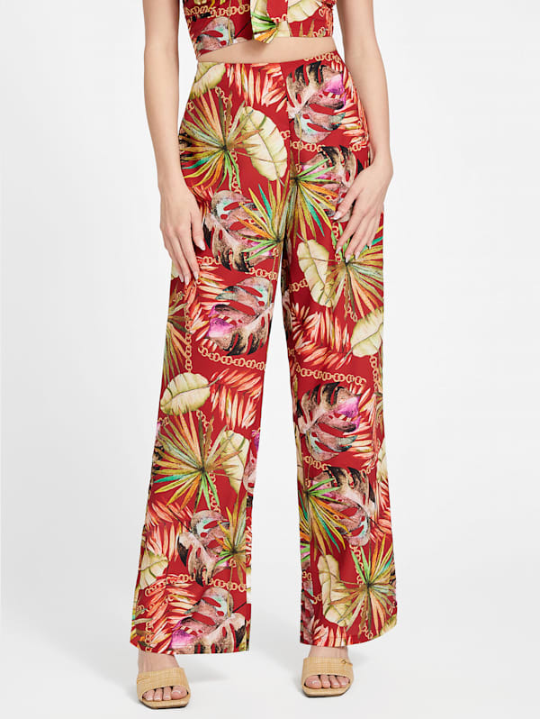 Leta Floral Pant | GUESS Factory