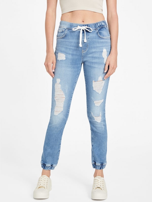 Guess denim joggers online