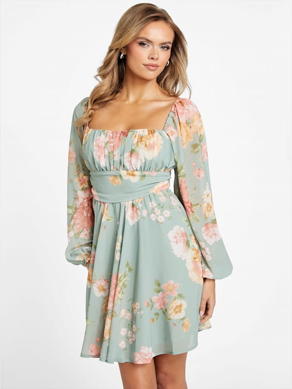 Guess dress green 2025