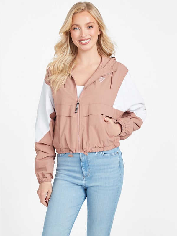 Tammy Color Block Windbreaker GUESS Factory Ca