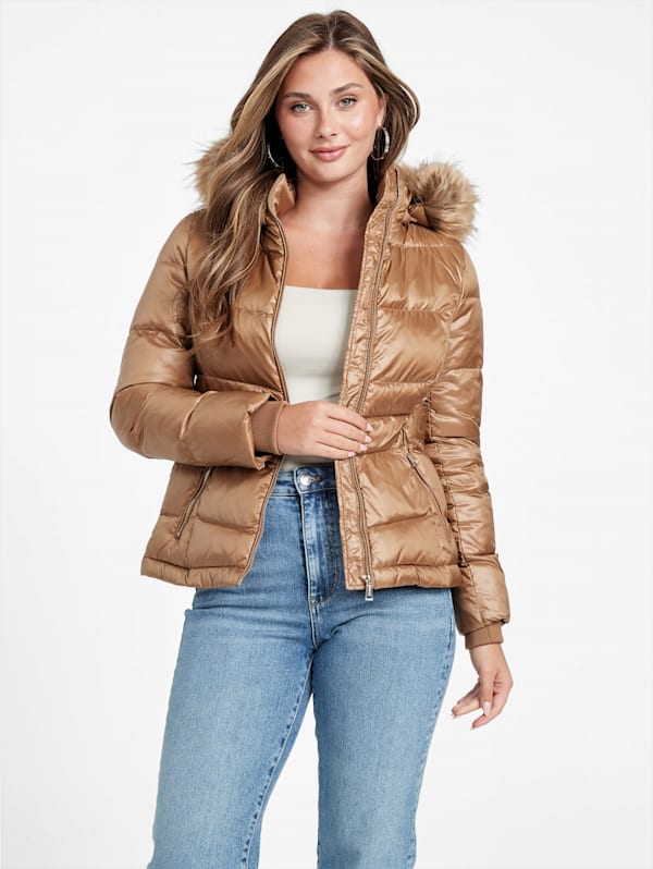 Guess seamless bubble jacket deals