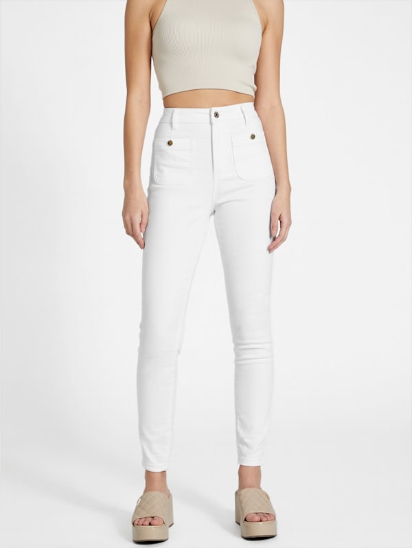 Factory Constance Skinny Jeans White 28