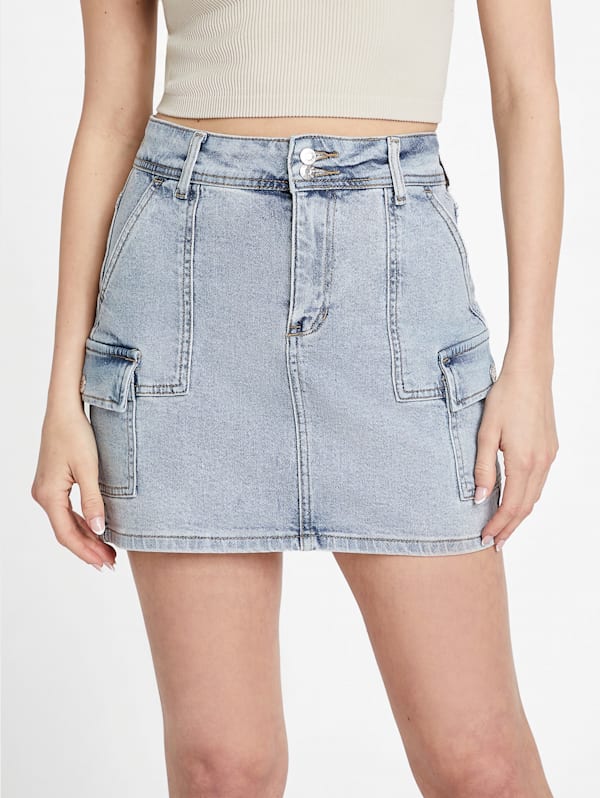 Alaysha Cargo Skirt | GUESS Factory