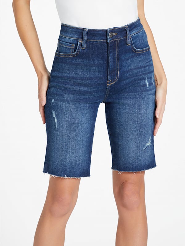 Factory Keira Bermuda Shorts Blue 30