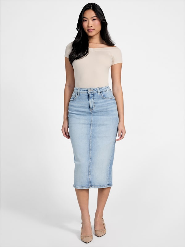 Jean skirt guess online