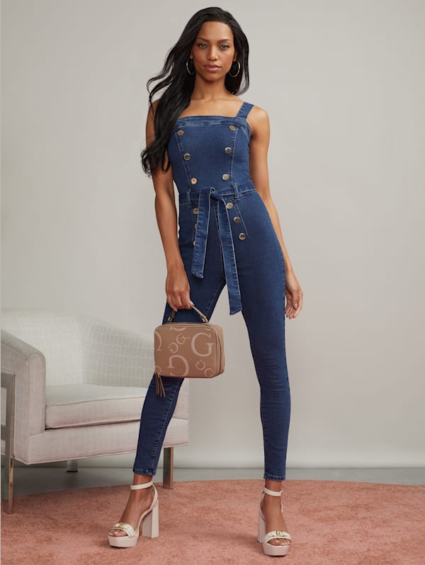Factory Eco Chantall Sailor Jumpsuit Blue M