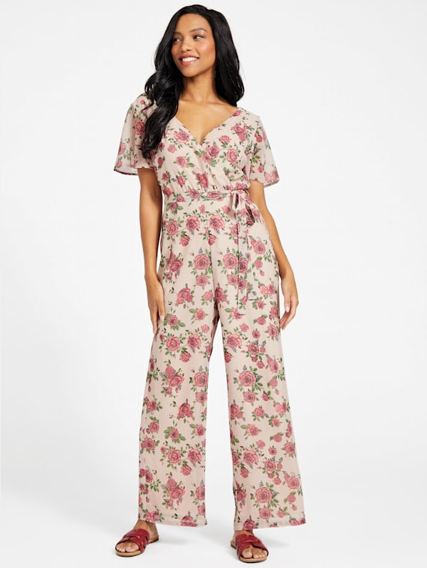 Guess floral jumpsuit new arrivals