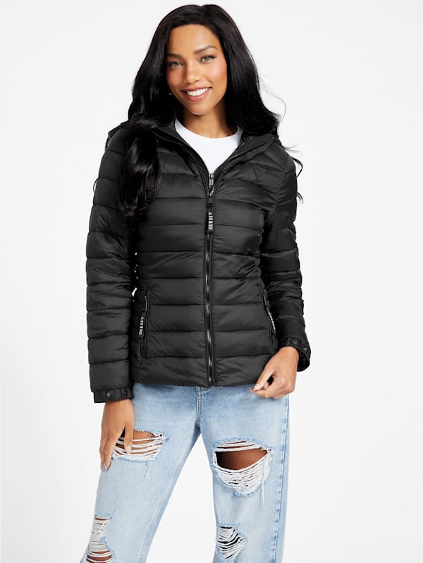 Guess hooded jacket women's online
