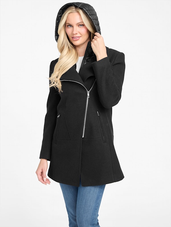 Kate Wool Blend Coat GUESS Factory Ca