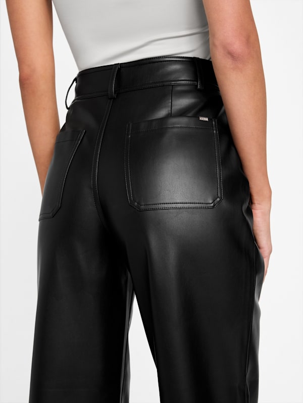Factory Sandrine Faux leather Pant Black M
