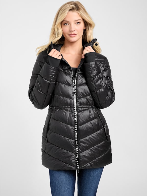 Guess puffer jacket women's online