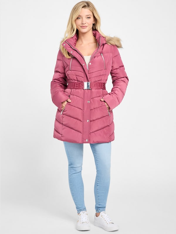 Guess coat pink clearance