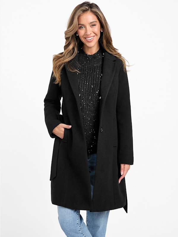 Cheryl Faux Fur Coat GUESS Factory