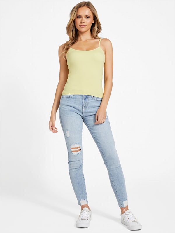 Factory Eco Journey Mid Rise Skinny Jeans Blue 34
