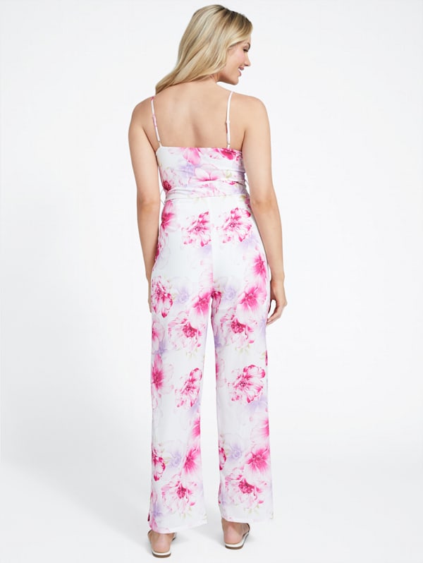 GUESS Women's Miyah Printed Full Length Jumpsuit