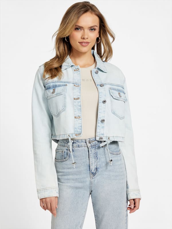 Guess factory denim jacket deals