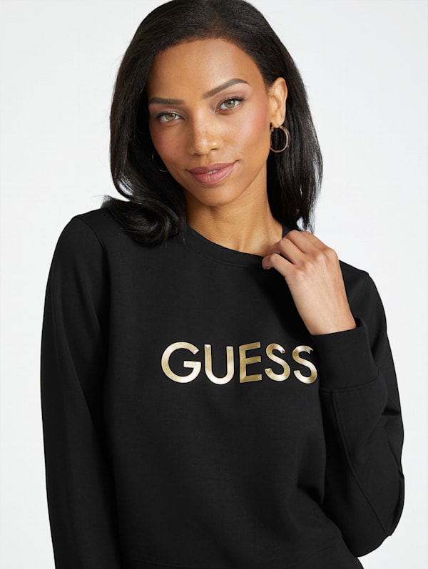 Guess logo sweatshirt hotsell