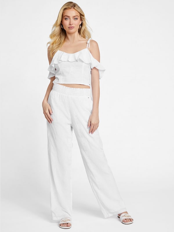 White palazzo pants canada cheap