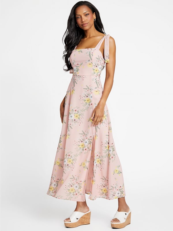 Guess pink floral dress online