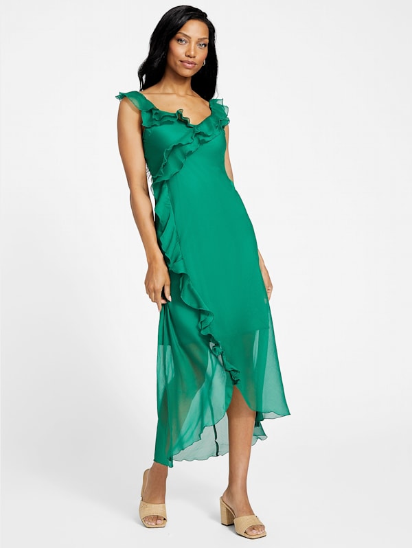 Eco Xena Maxi Dress | GUESS Factory