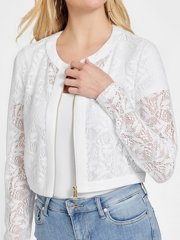 Veste en jean dentelle 2025
