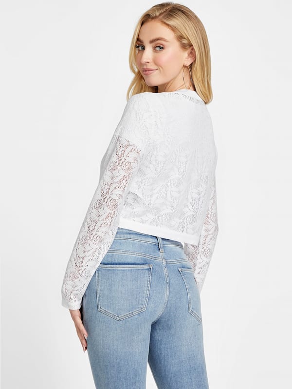 Terry Lace Jacket | GUESS Factory Ca