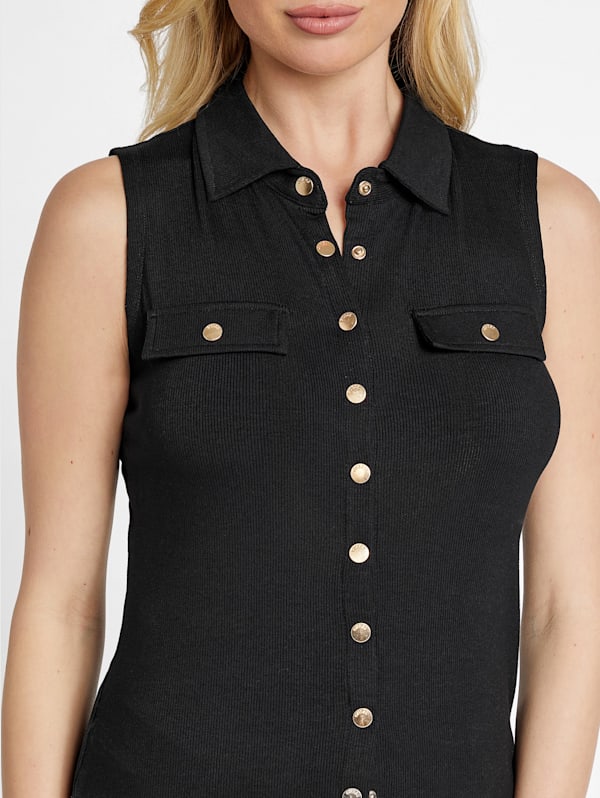 Ibiza Sleeveless Top | GUESS Factory